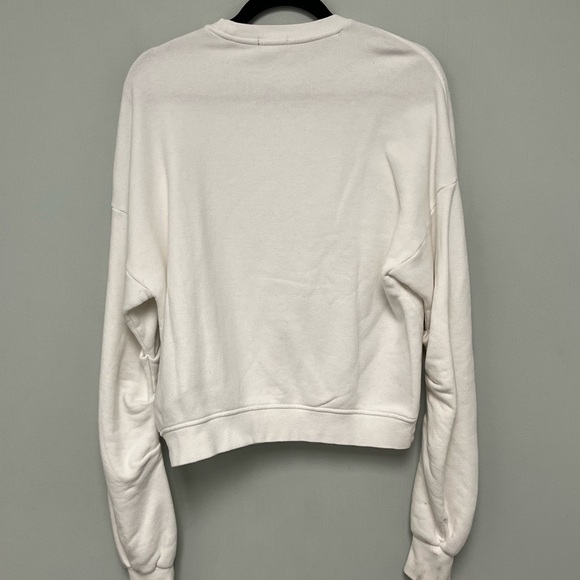 R13 Pleated Sleeve Sweatshirt. Size small - Picture 7 of 9
